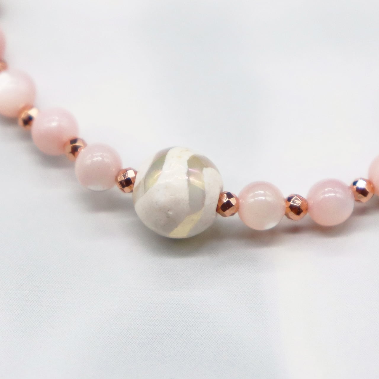 Lovely Zoo】水紋天珠×マザーオブパール ブレスレット | LA・JOLLA