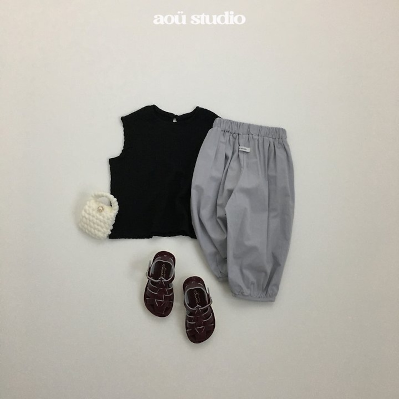 【取寄/韓国直送】aou studio 26/SM シアーニット|夏服|韓国子供服