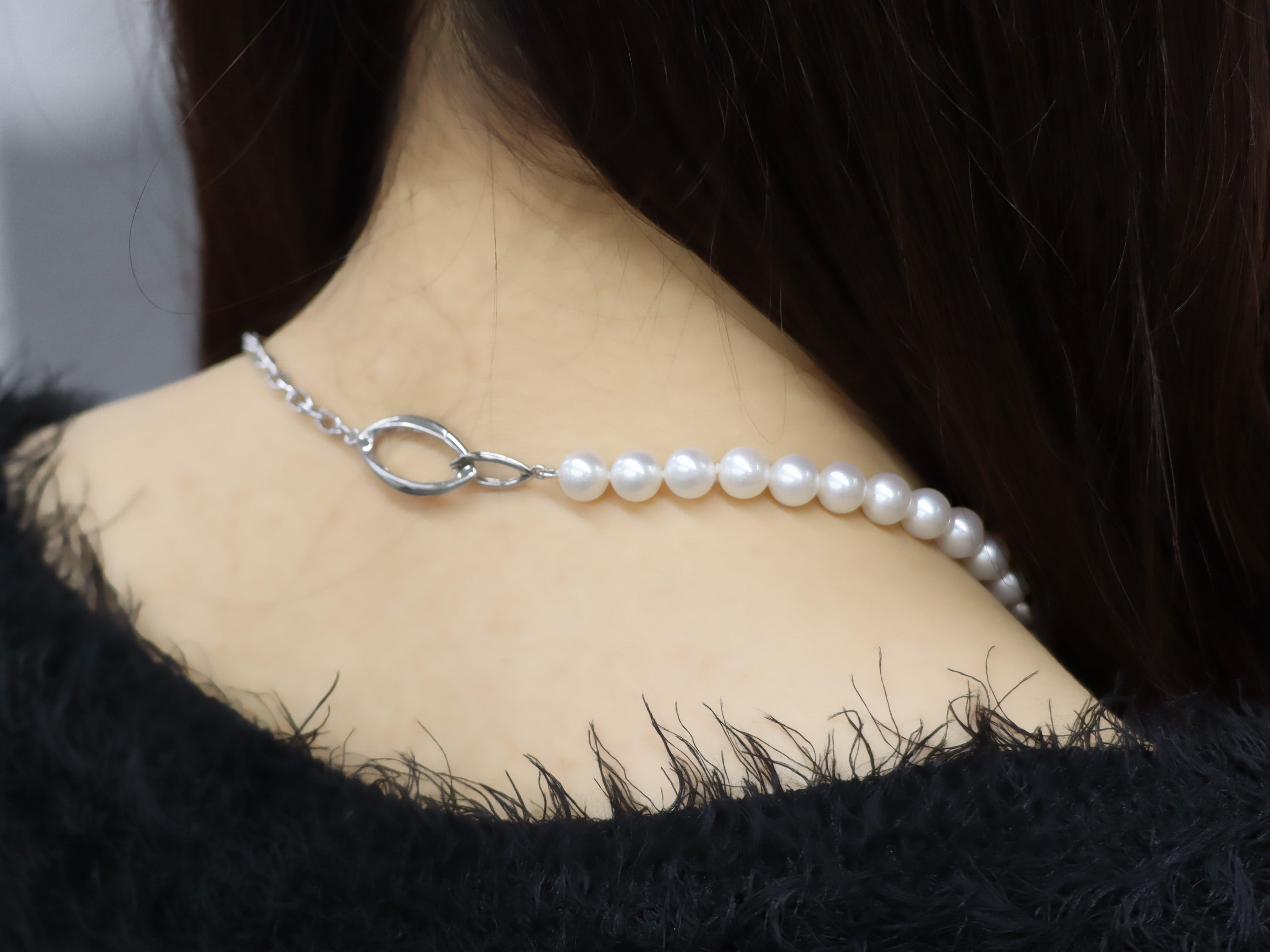 BRISTOL]ハーフチェーン パールネックレス 40cm | 株式会社SAMURAI PEARL