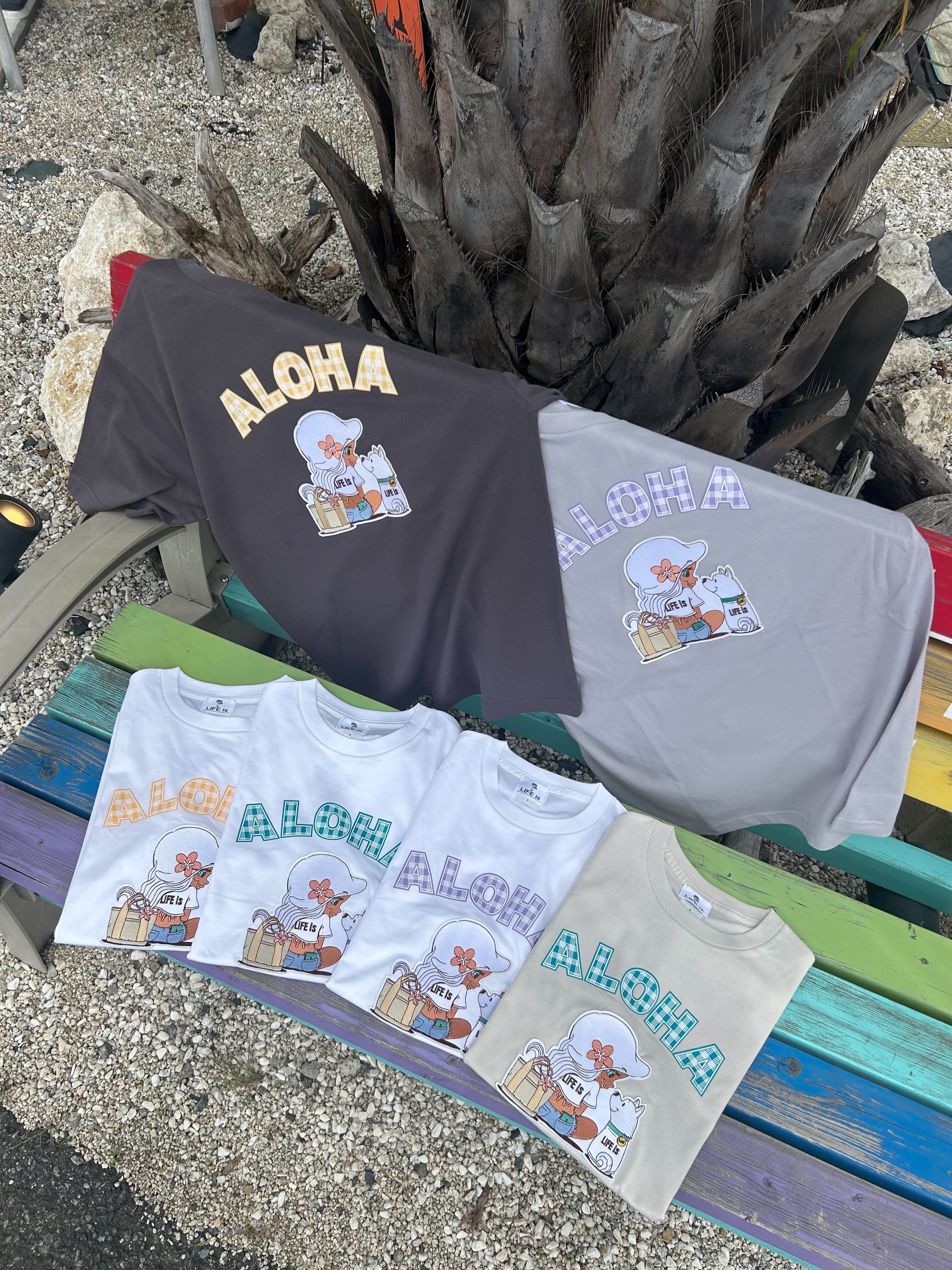 【mapuaコラボ】パラカALOHA ワッペンTシャツ ¥6,990×tax