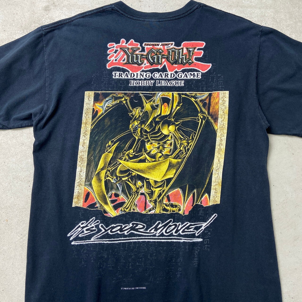 00年代 遊戯王 降雷皇ハモン キャラクター バックプリントTシャツ 