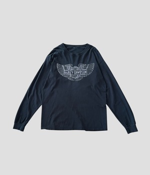 -Harley Davidson- Vintage 90-00s Long Sleeve Print T-shirt