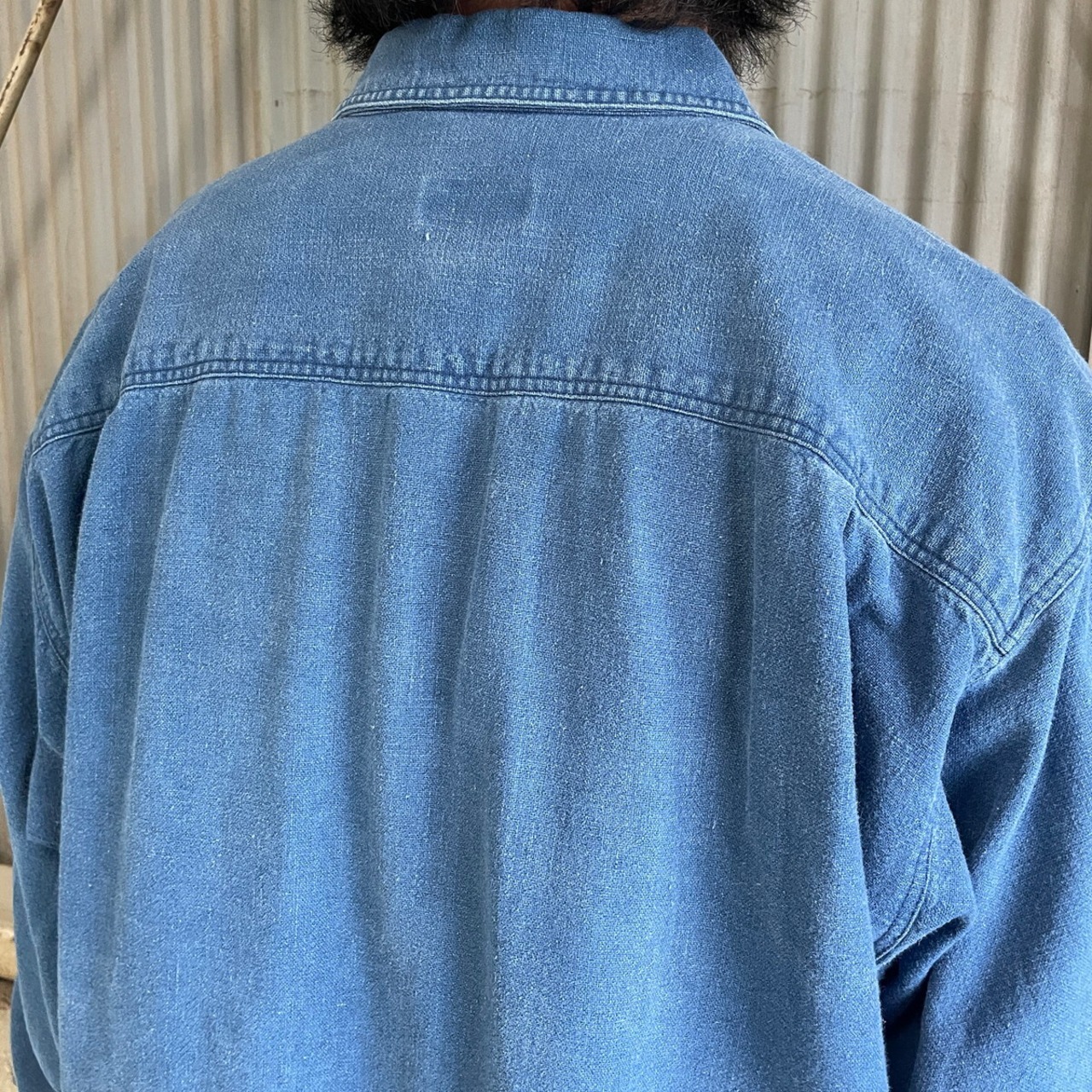 90年代 Patagonia パタゴニア コットン 長袖シャツ メンズL 古着 90s  