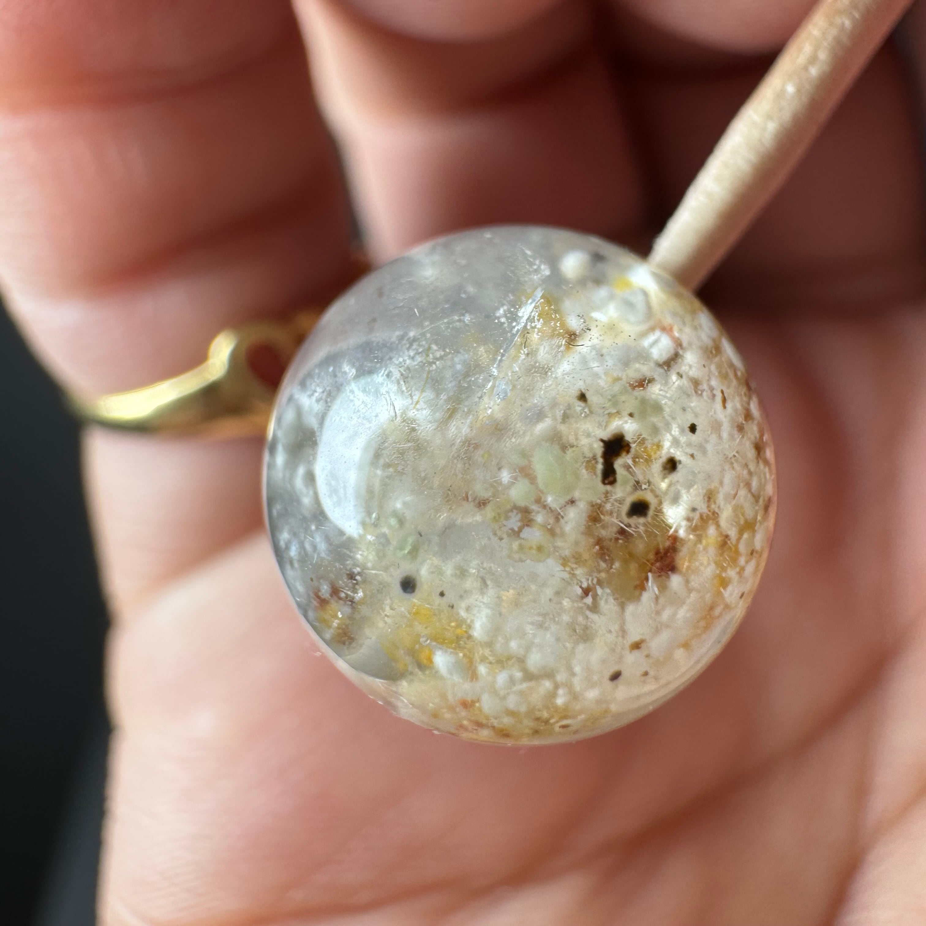 no.W14 約13.1mm デュモルチェライトインクォーツ