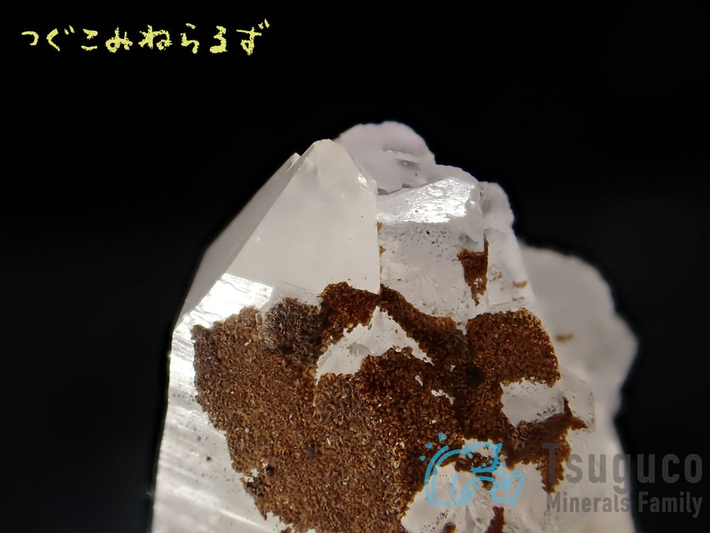 フローライト・オン・クォーツ 蛍石 Fluorite 中国 TM-0052
