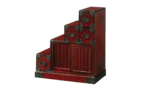 民芸家具をもっと身近に！「吉野民芸シリーズ階段箪笥」　Stairs chest of drawers