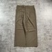 90s BALENCIAGA front pleats brown slacks