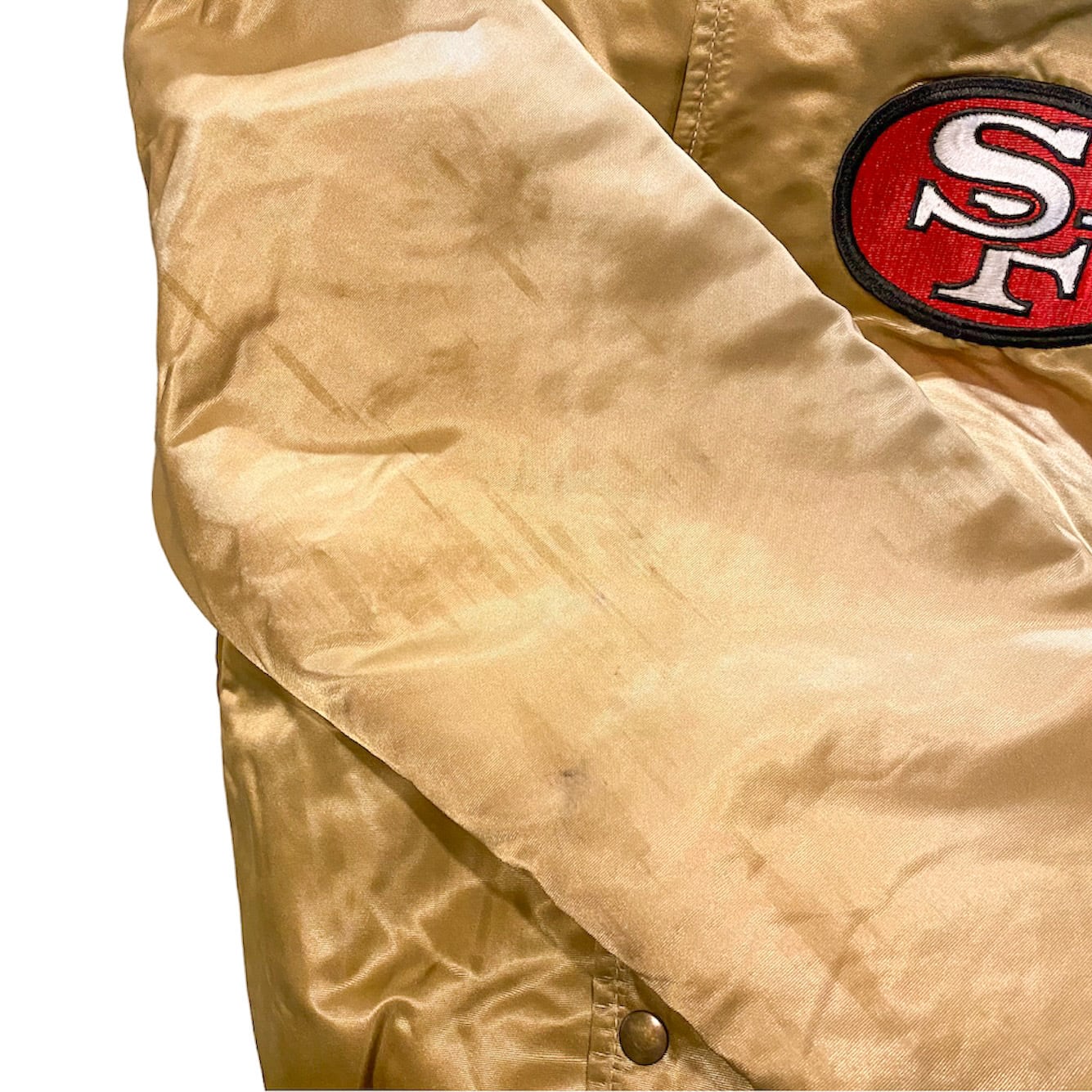 NFL サンフランシスコ 49ERS スタジャン ゴールドイエロー L