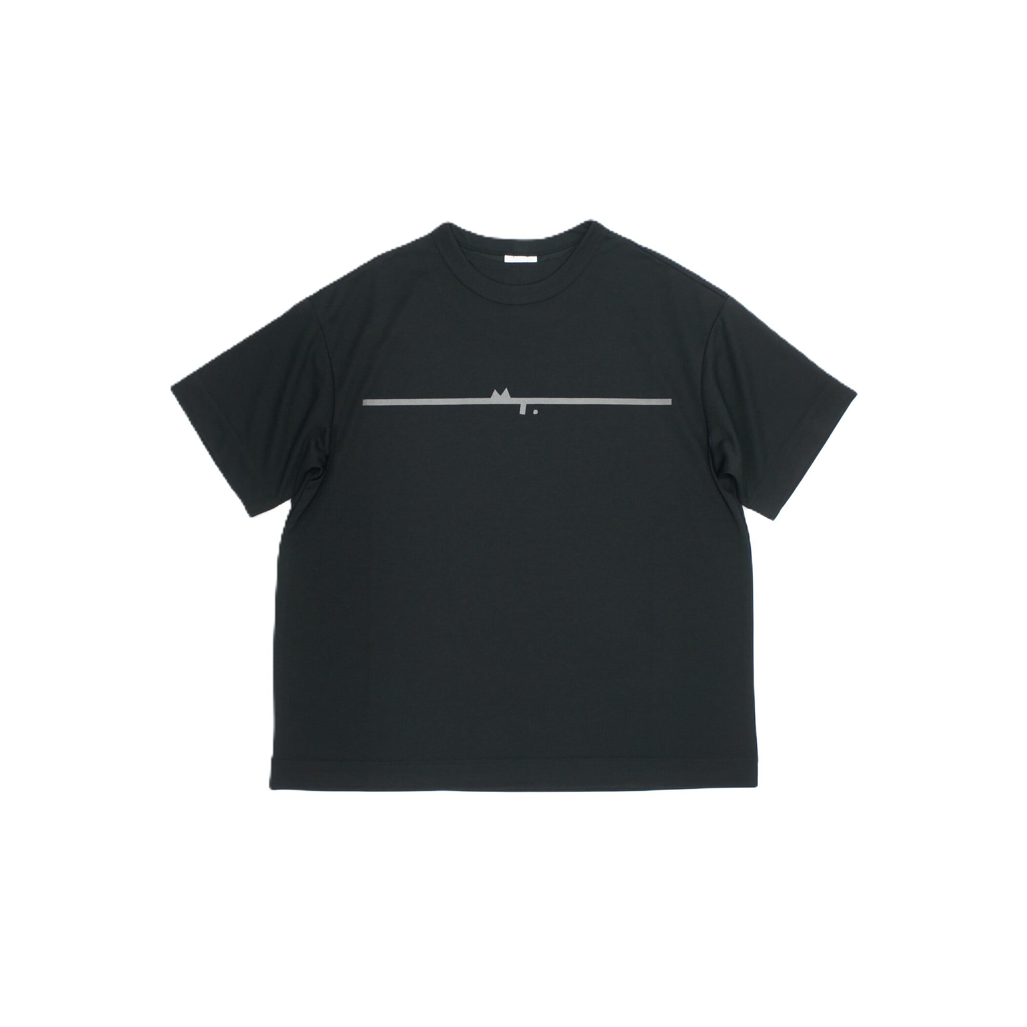 《MOUNTEN. 2026SS》reflect line dry T / black