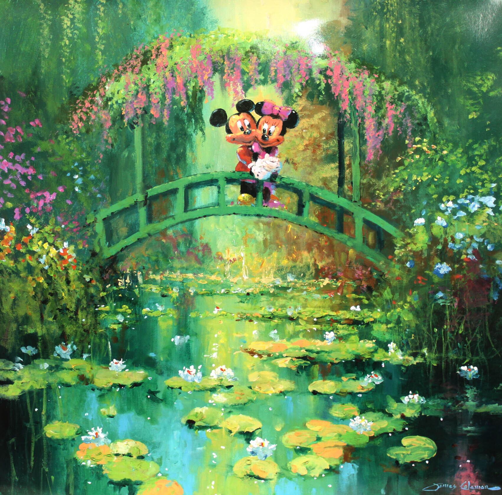 Disney Fine Art 心地よ ディズニーファインアート ミッキー ミニー 