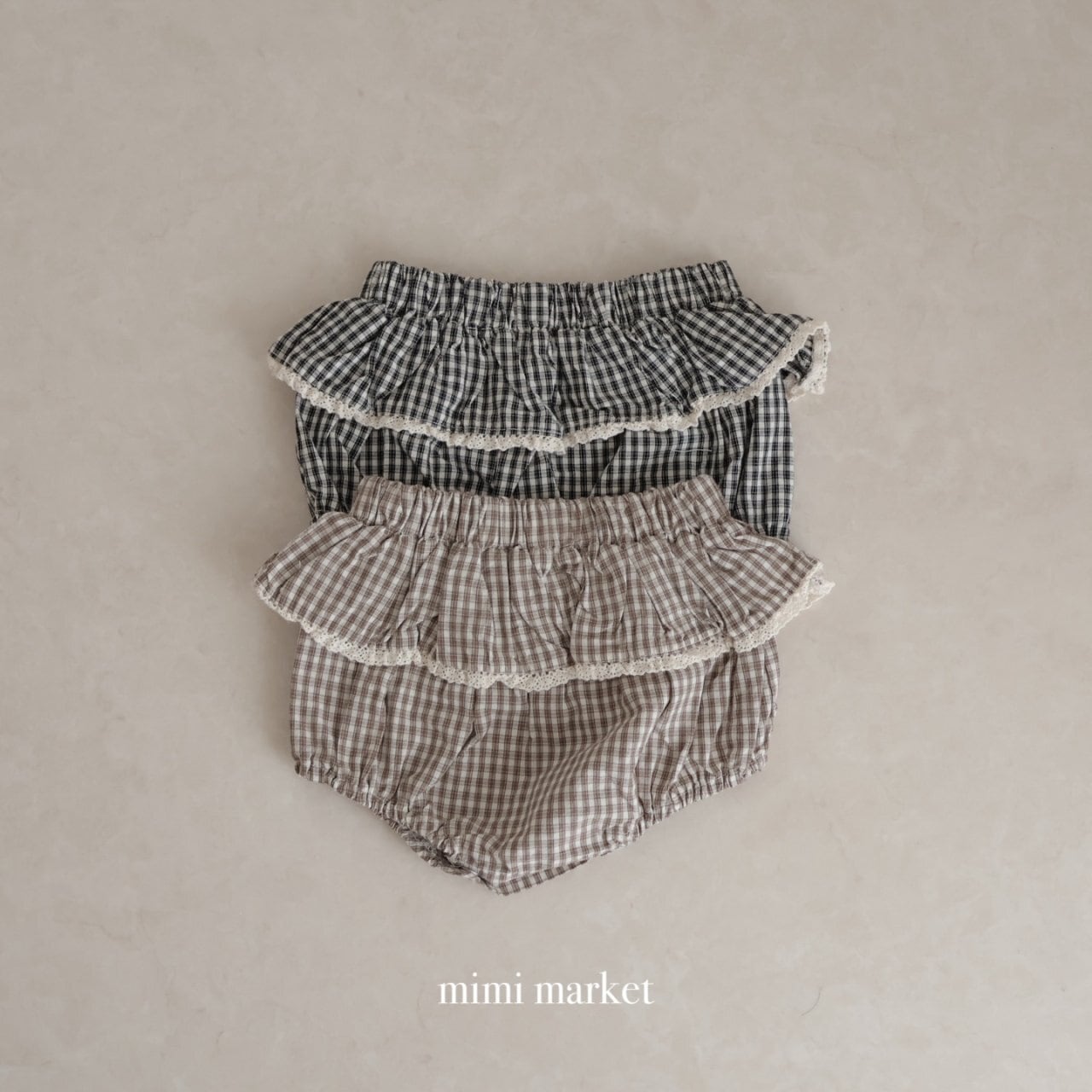 【即納/80size】チェックブルマ / mimimarket
