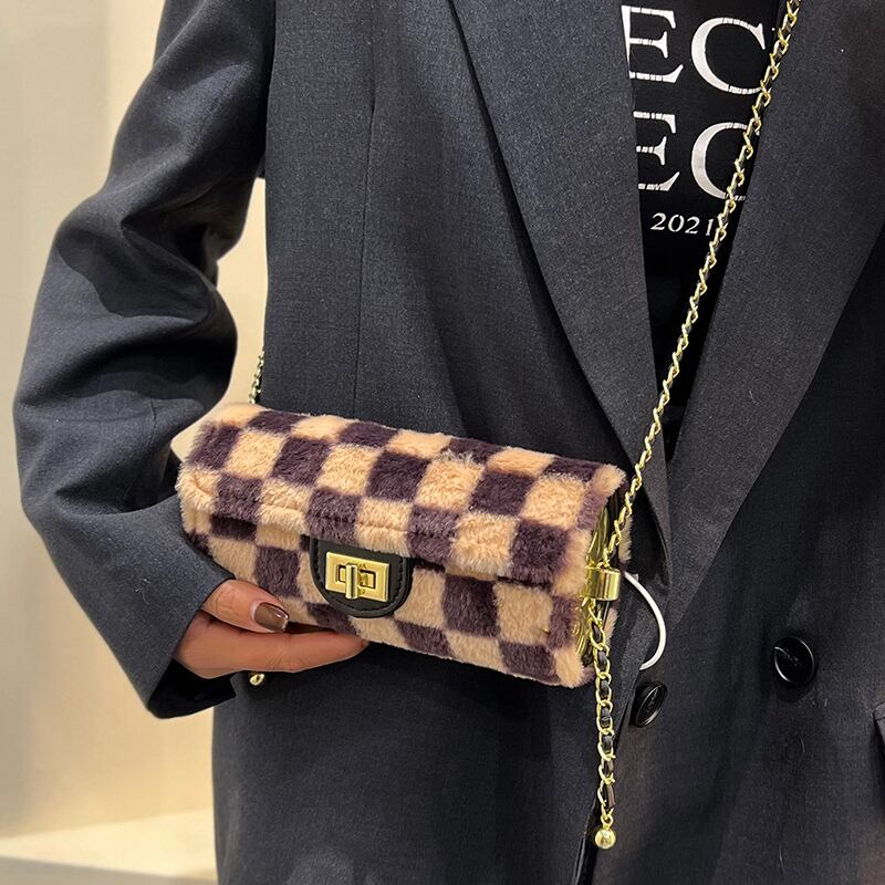 ベルベットチェーン ハンドバッグ メッセンジャーバッグ Tiancai_Wing_Bag69915873121