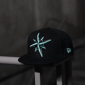 【gifthat別注】NEW ERA 950/9FIFTY シアトル・マリナーズ BLACK SEAGLASS