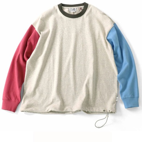 gym master ジムマスター 10.4oz プレミアムヘビーウェイトビッグロンTEE オートミールクレイジー(83)