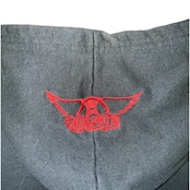 【AEROSMITH】エアロスミス Metallic Puffy Logo Hoodie パーカー M