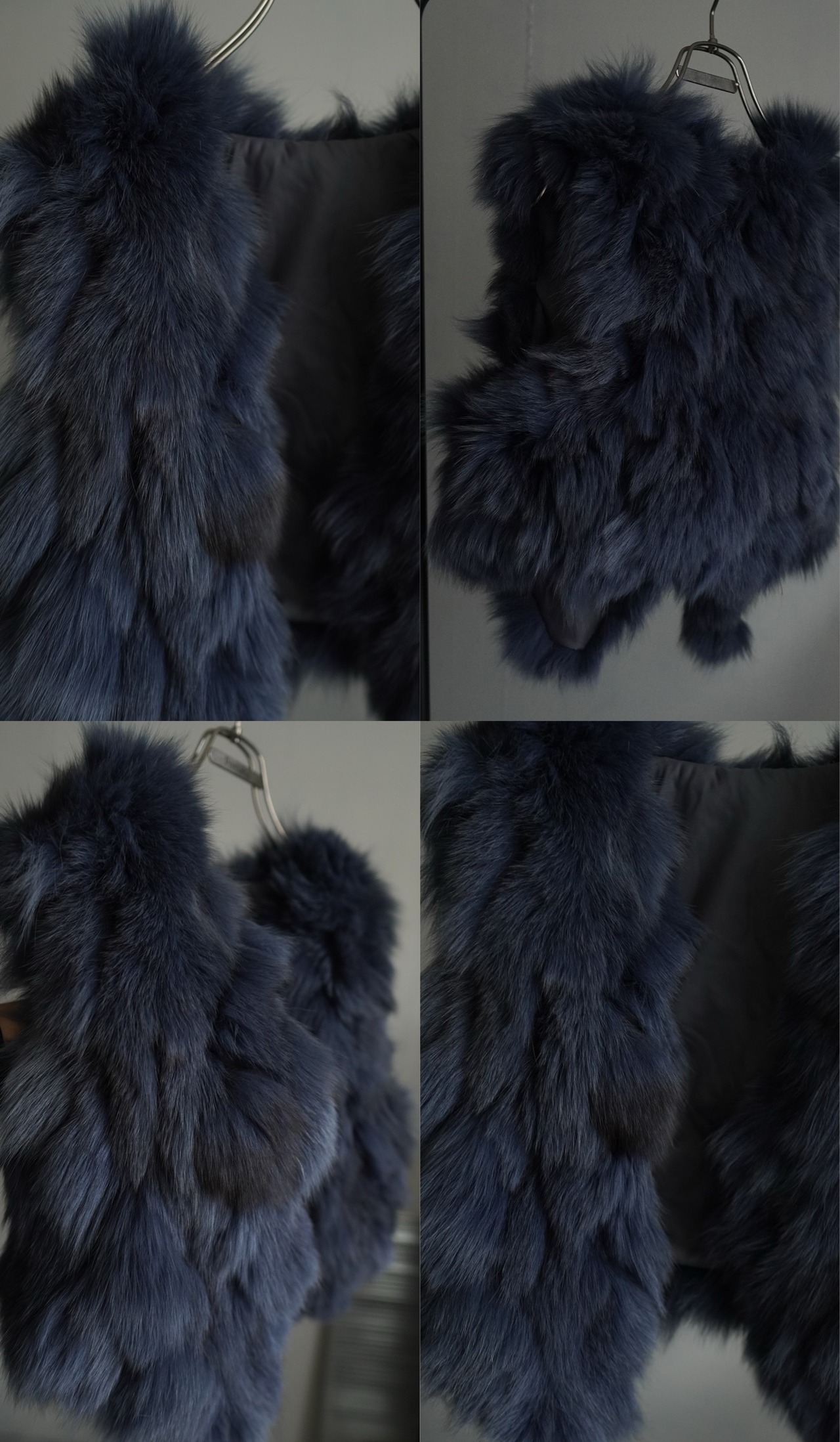 Rabbit lagoonrammix fake fur VT/Navy
