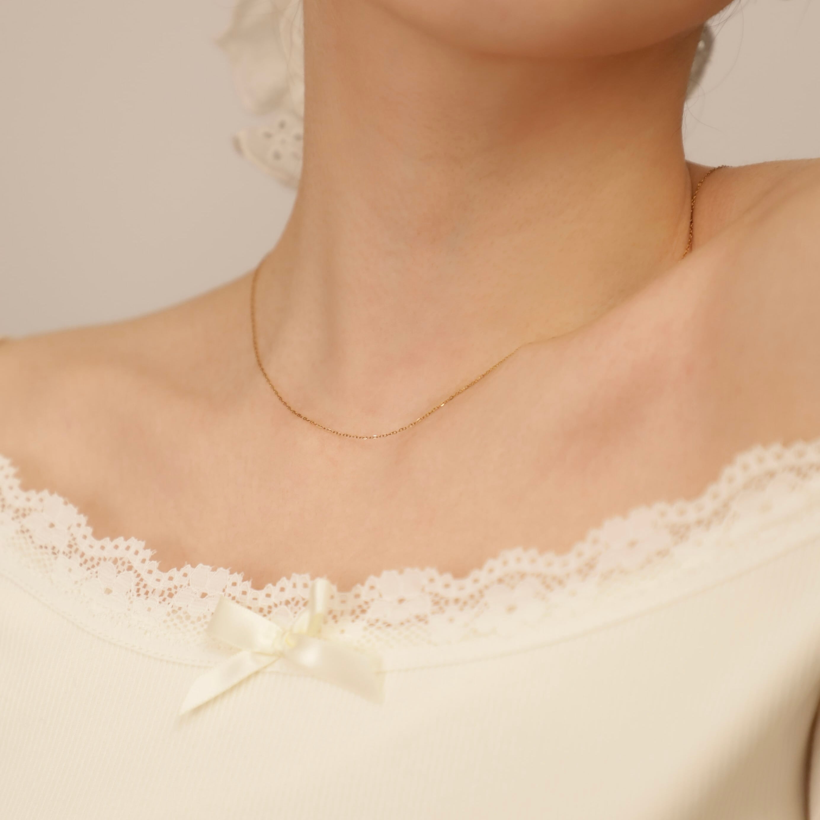316L apire mirror cut chain necklace | apire