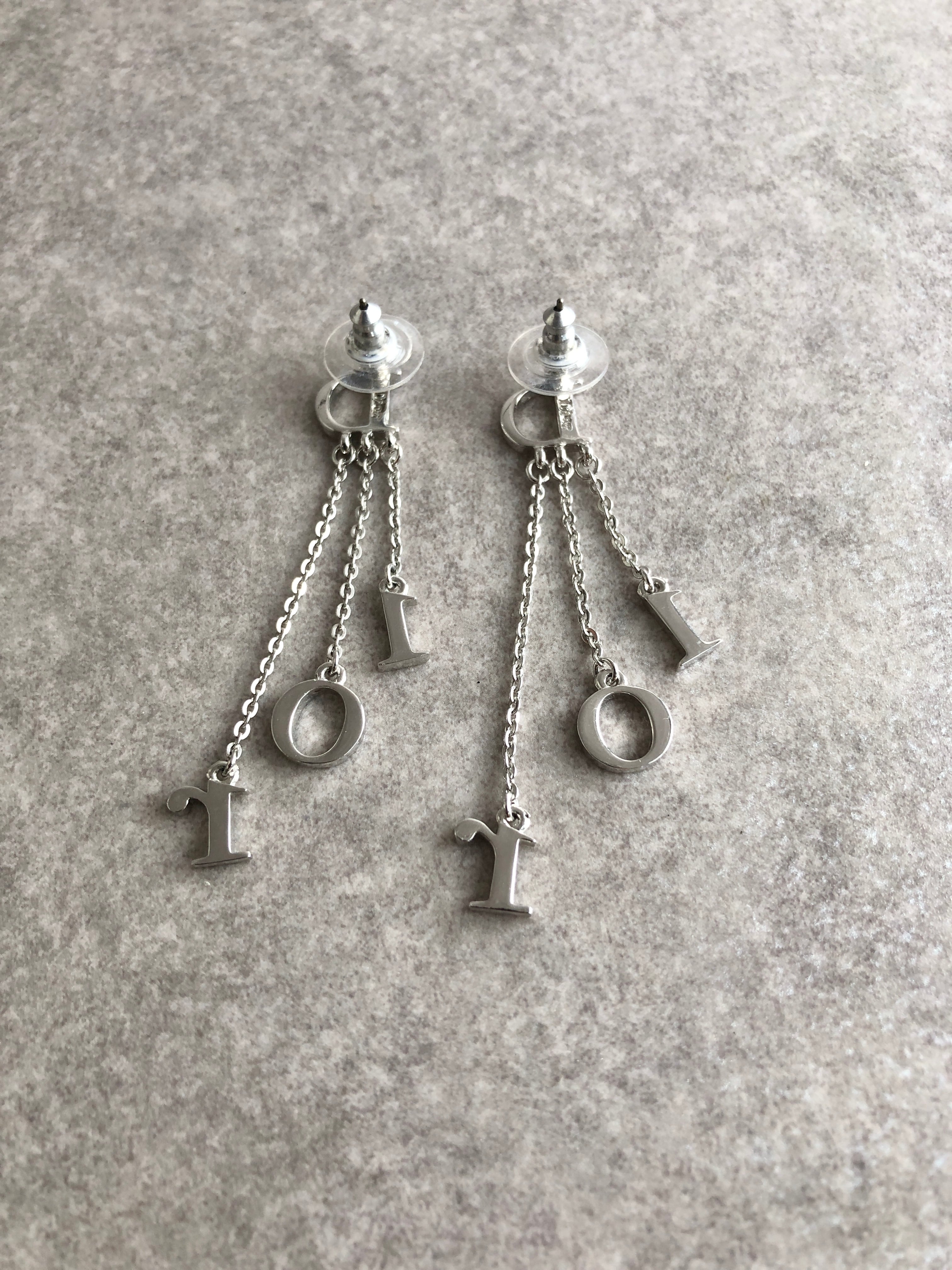 ヴィンテージ‼️　DIOR ディオール　ピアス Christian Dior ヴィンテージ ディオール Diorロゴ ピアス - VINTAGE