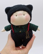 babu-chanコレクション 布ドール バッグチャーム ぬいぐるみ 着せ替え人形 猫耳マスター猫 thumbnail 2