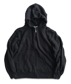 WASEW "TWO FACE ZIP HOODIE" BLACK SUN