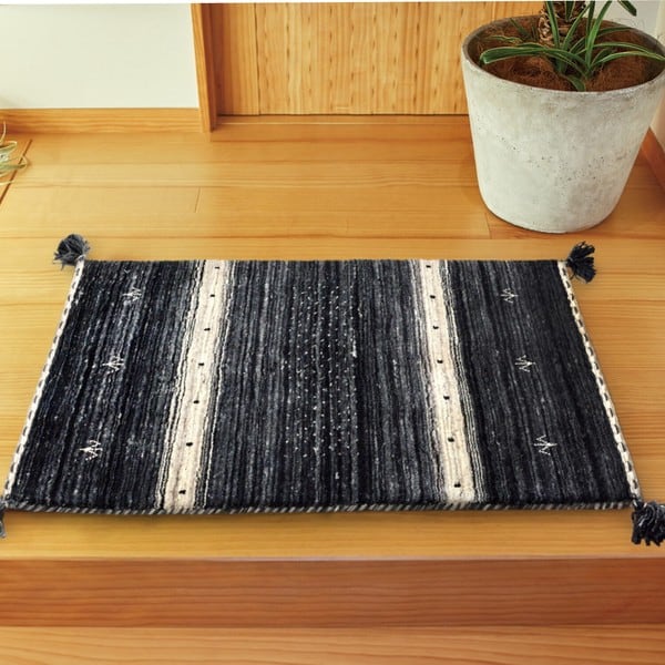 ラグマット 絨毯 約80×140cm L17 ニュージーランドウール100％ 保温性