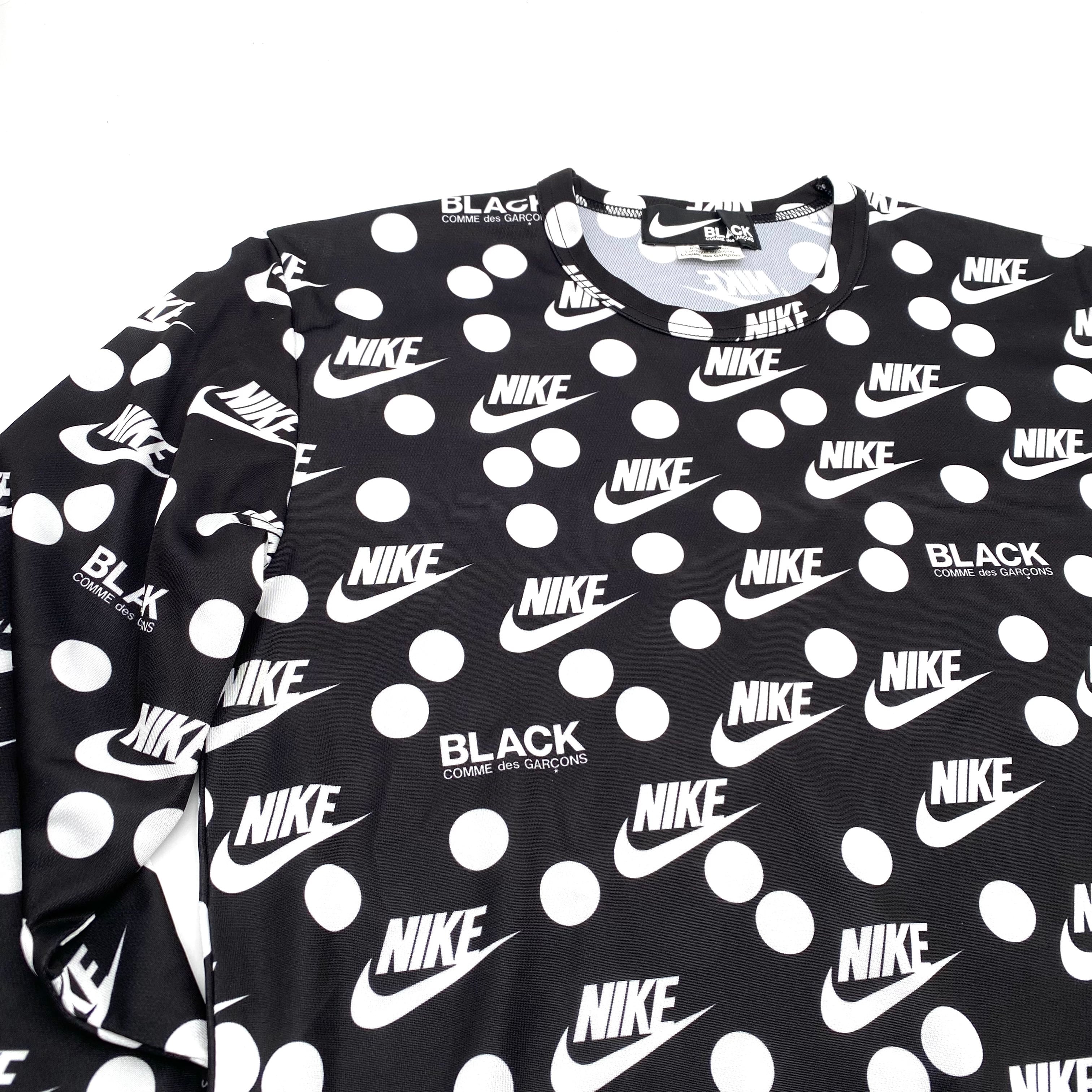 NIKE BLACK COMME des GARÇONS 長袖カットソー XXL Comme des Garcons BLACK × Nike Long Sleeve t-Shirts