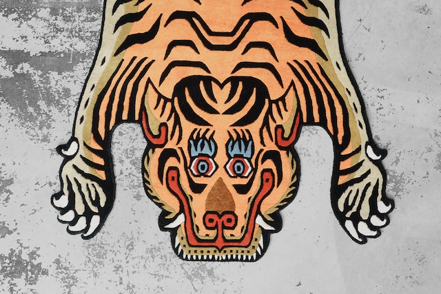 Tibetan Tiger Rug 《Lサイズ•ウール253》チベタンタイガーラグ