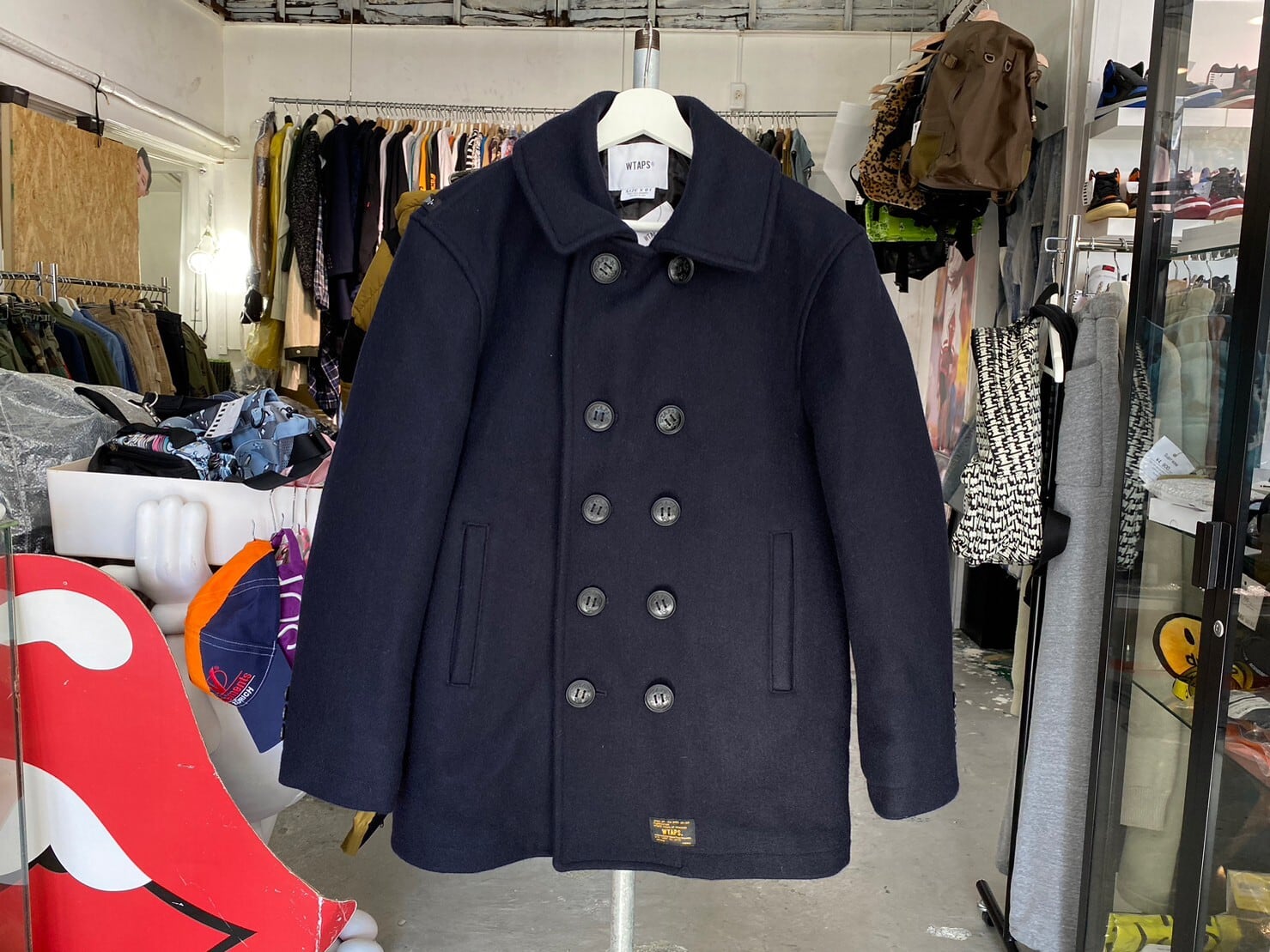 WTAPS BLACKWATCH COAT 01 NAVY 172GWDT-JKM05 19551 | BRAND BUYERS OSAKA