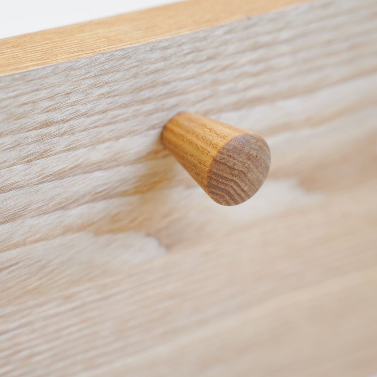 cone knob (L)【木製つまみ】キャビネット 家具 部品 扉 引き出し
