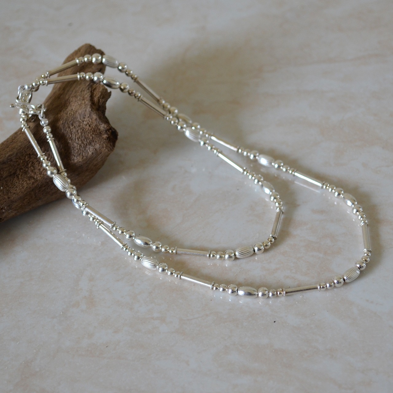 Tube Beads Necklace(Thicker)(60cm)