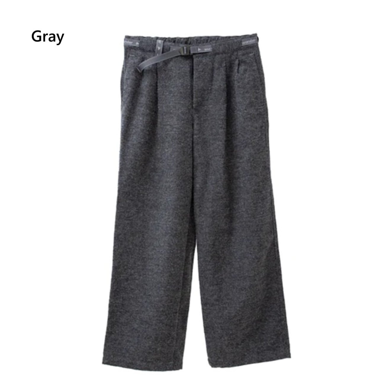 and wander wool twill tapered pants Mサイズ andwander】wool twill wide pants | GLB STORE