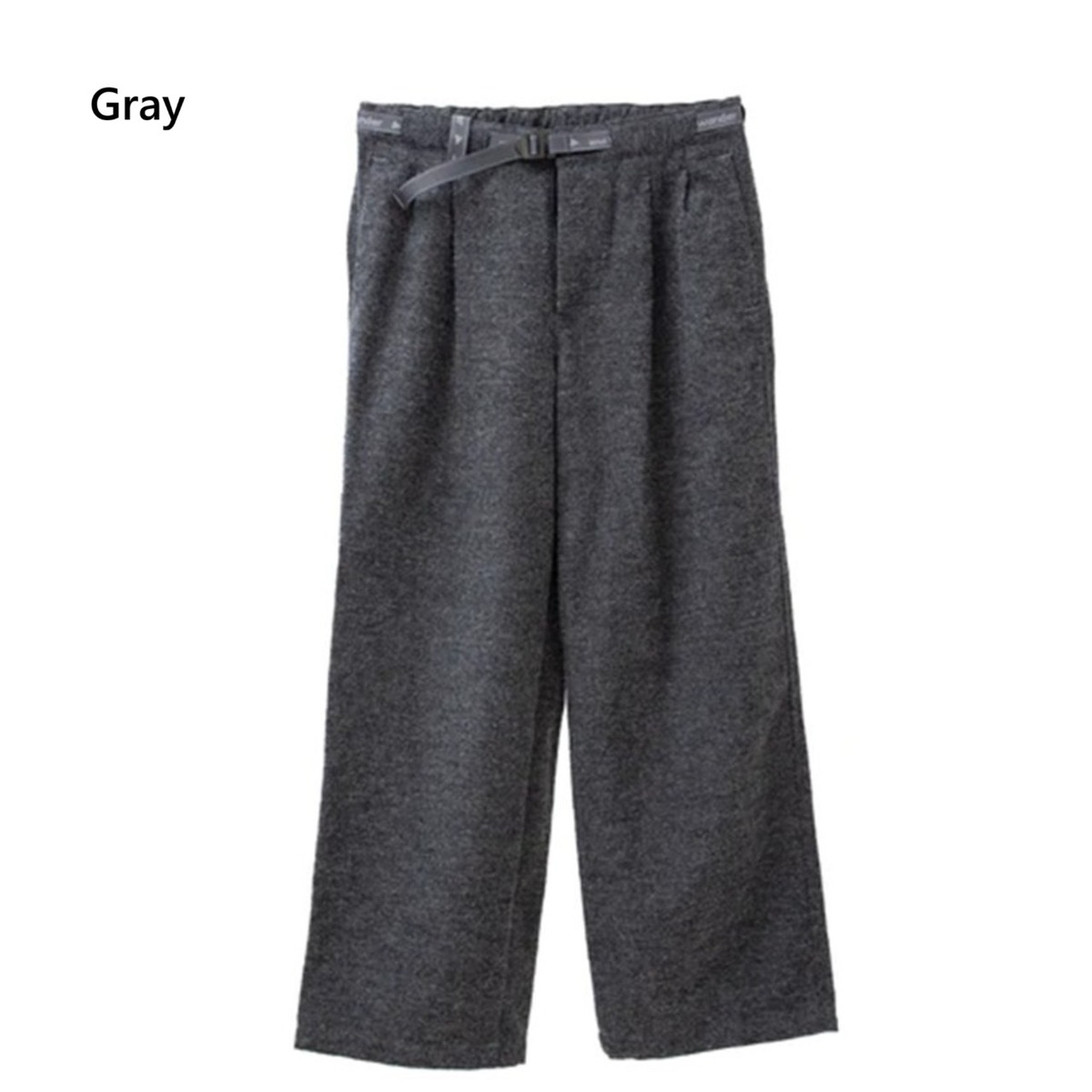 andwander】wool twill wide pants | GLB STORE