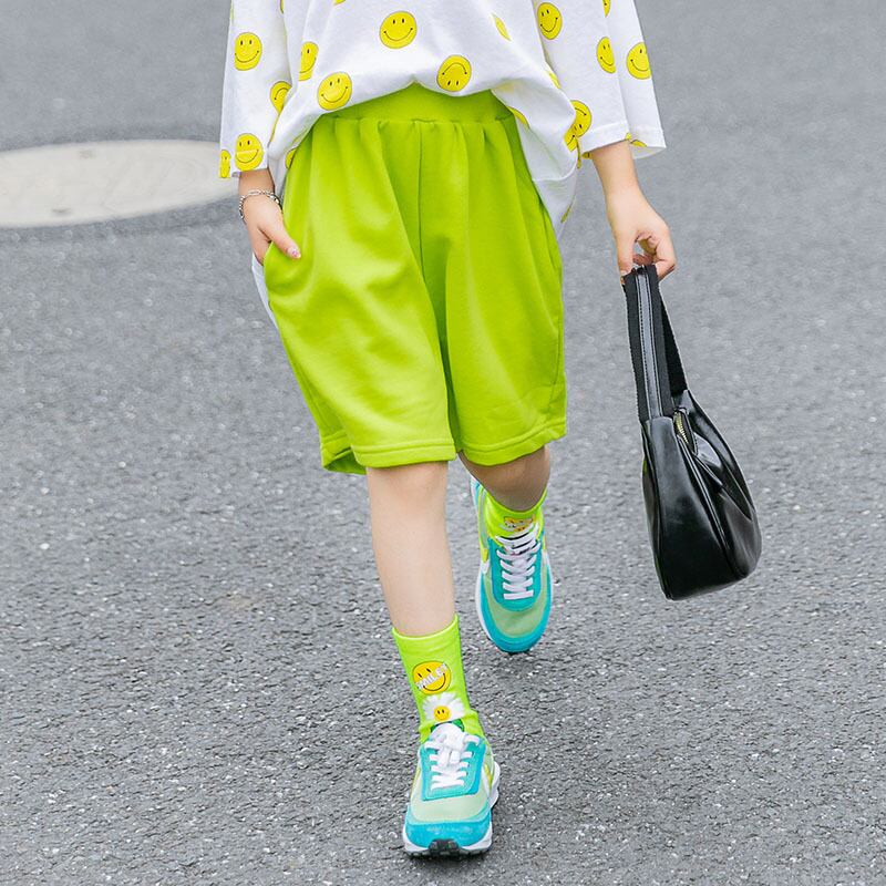 ショーツ サマースタイルルーズレッド薄手パンツ 夏物 ブルマー トレンディボーイ37776127801