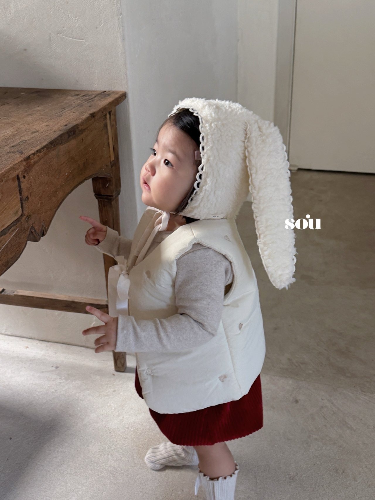SO U［取寄］rabbit fur bonnet 26winter