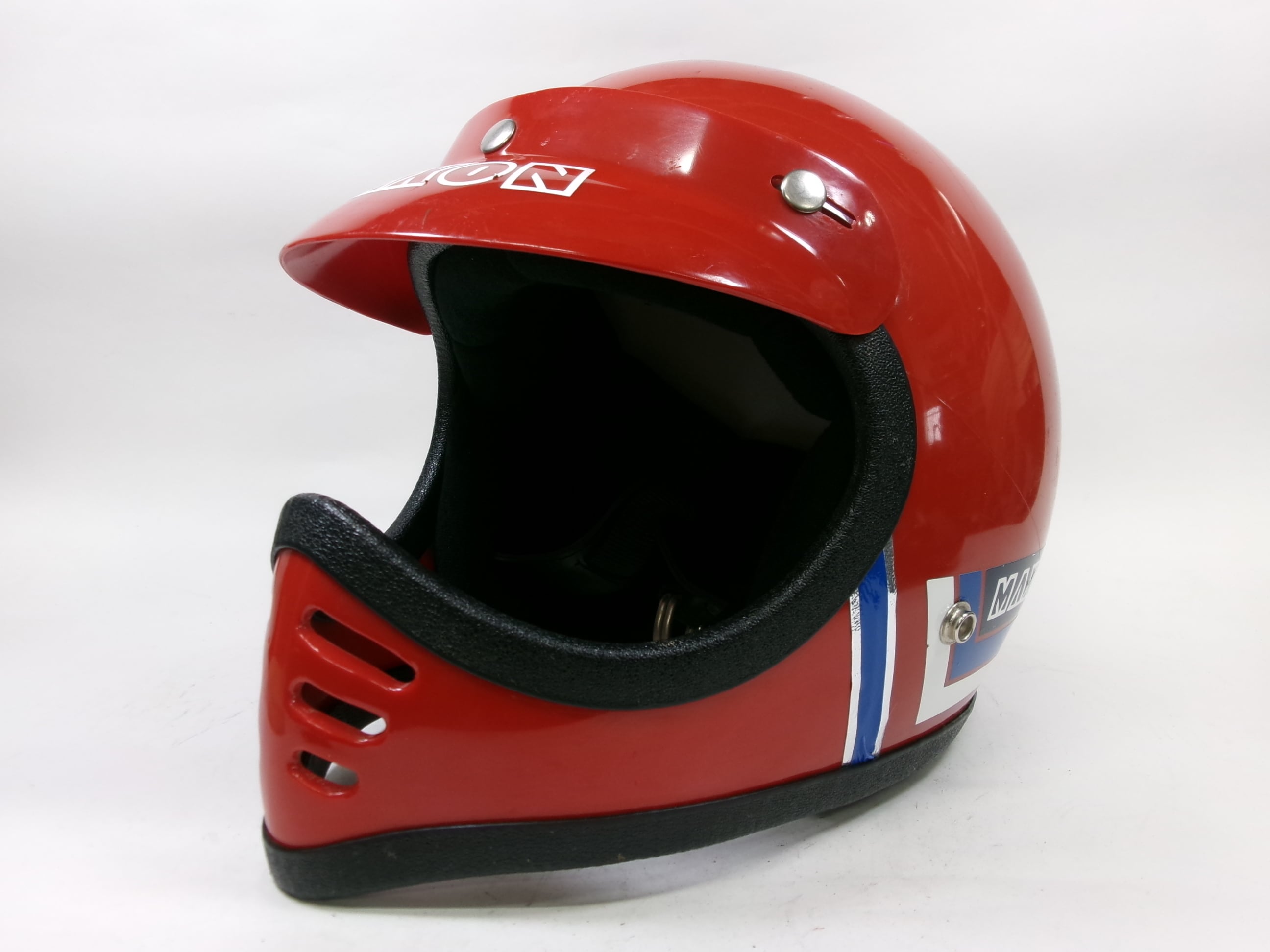 XSシェル!80s GRIFFIN 黒 ジェットヘルメット 目深加工済み M☆小ぶり