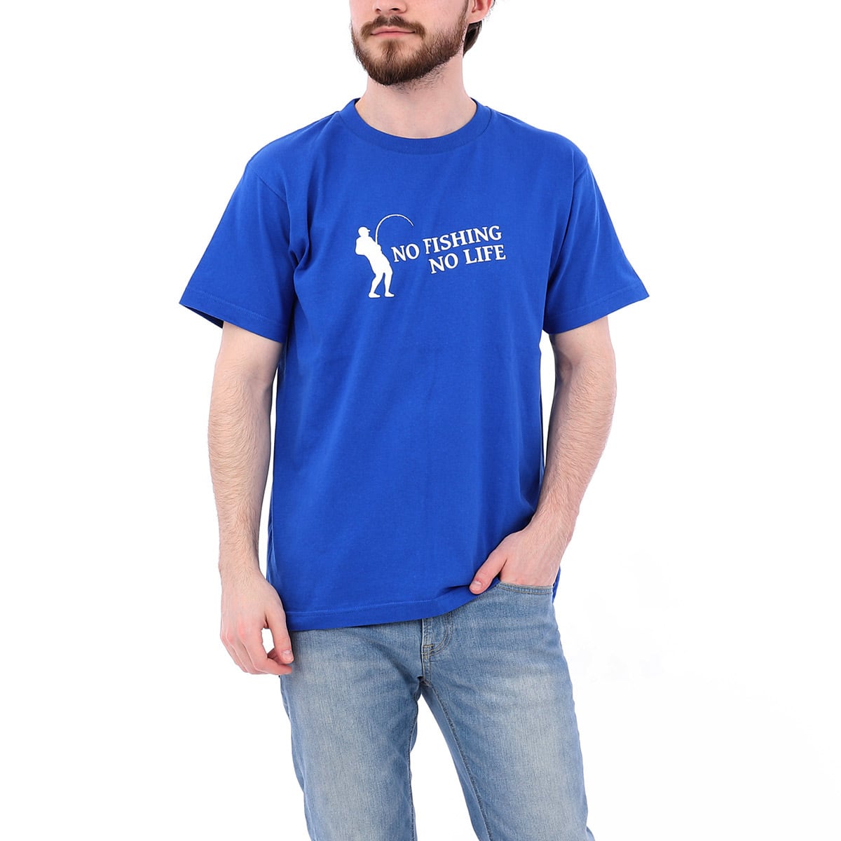 NO FISHING NO LIFE Tシャツ ms24 釣り好き 釣り人 誕生日 父の日 敬老の日 ギフト プレゼント