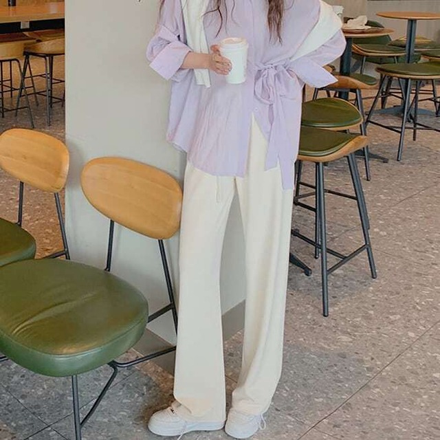 ストレートイージーパンツ 10220