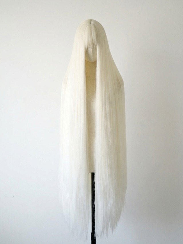 Basic - White Blonde 1.3m Long Wig【商品番号 1050】