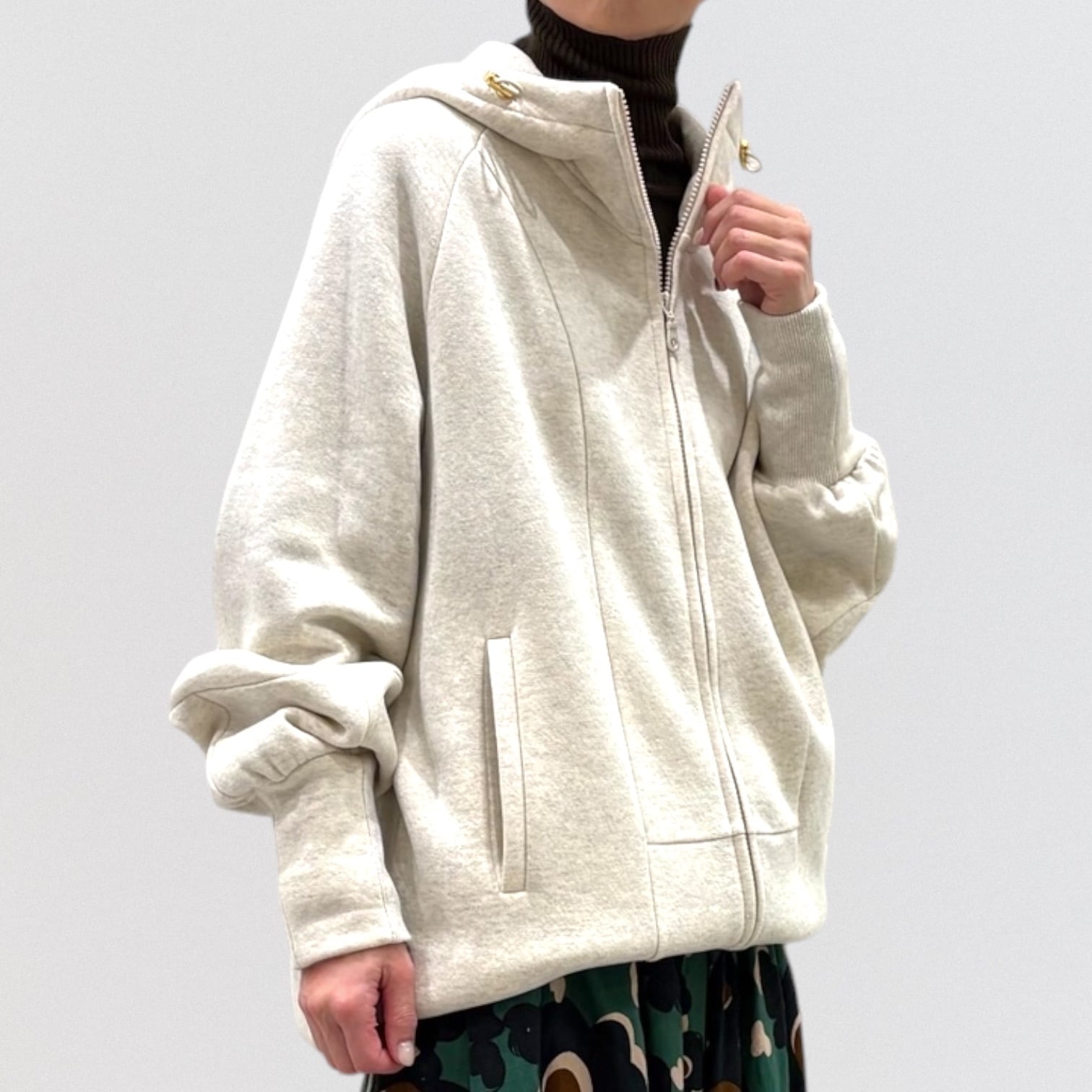 KRY「TORAUMA」裏起毛パーカー glimmer パーカー 無地 パーカ 大きいサイズ 暖かい 裏起毛 厚手