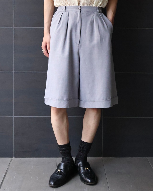 light grey double shorts