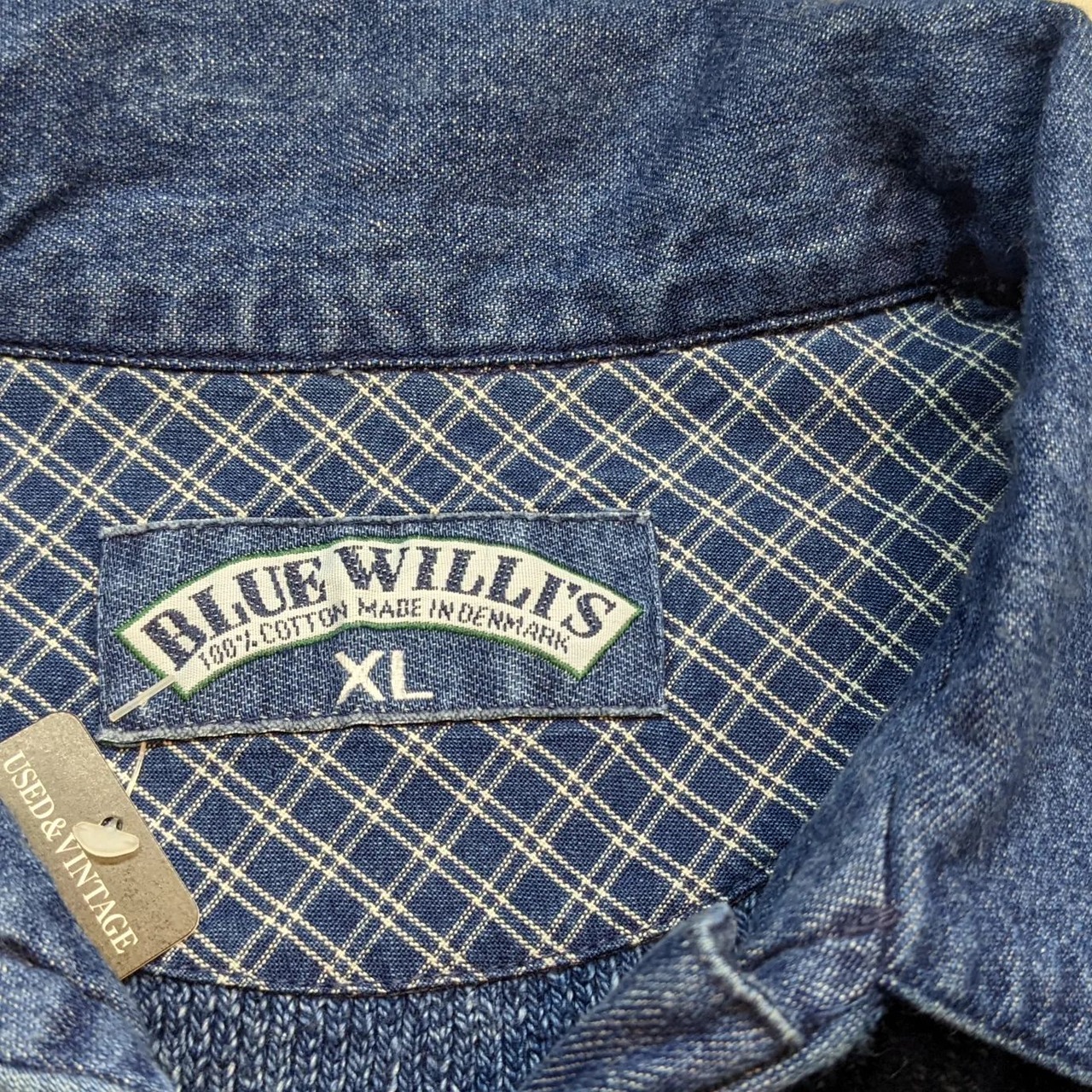 デンマーク BLUE WILLI'S*透かし編みが素敵 ヴィンテージ ニット