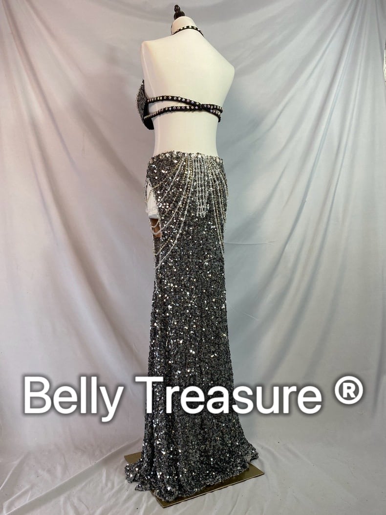 ベリーダンス オーダーメイド衣装 MMXW 001 202406ラメ落ち有り