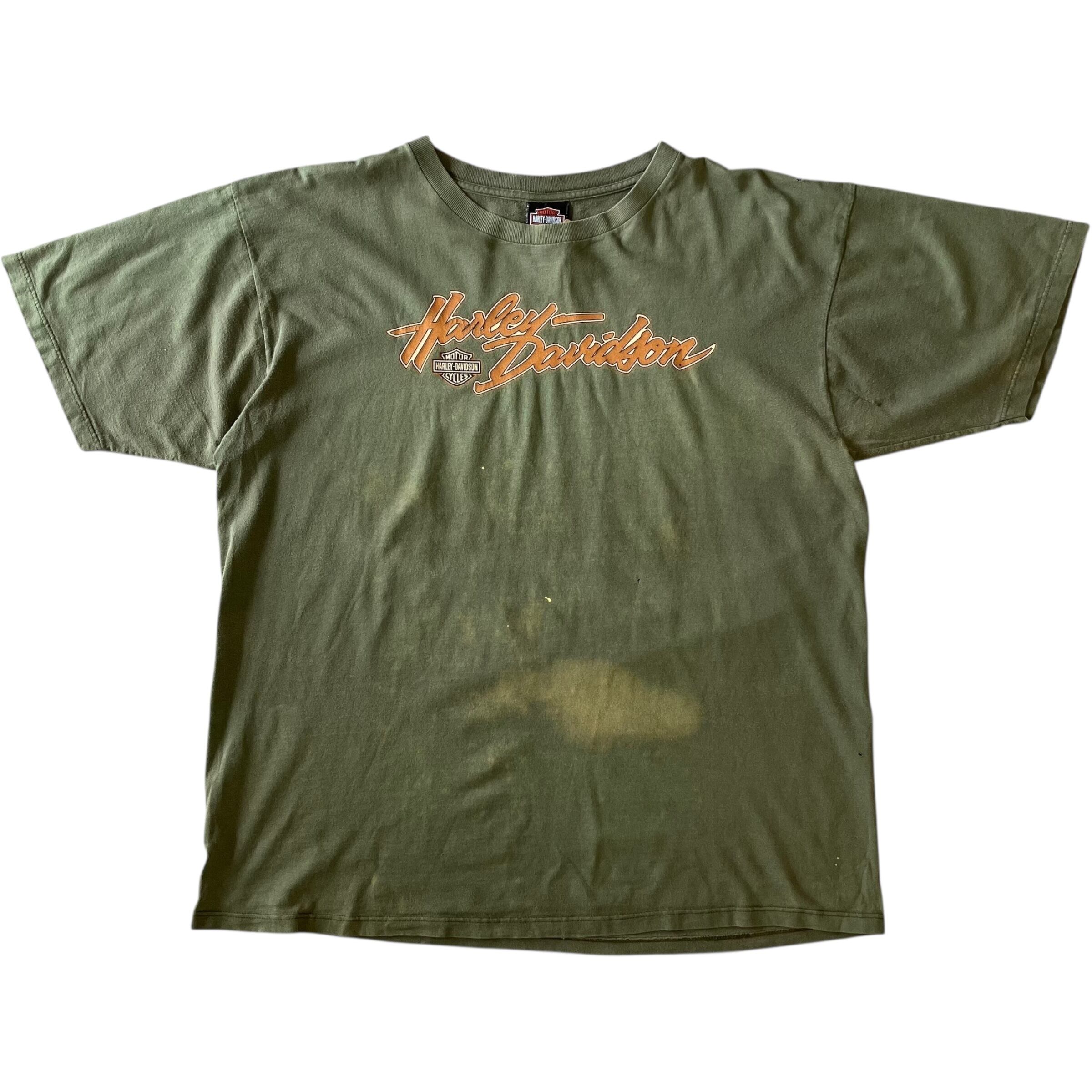 《XXL》Harley-Davidson ハーレーダビッドソン 00s usa製 両面プリントTee No.2115