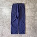 60s- フランス軍 フレンチワーク コットンツイル ブルー パンツ W36