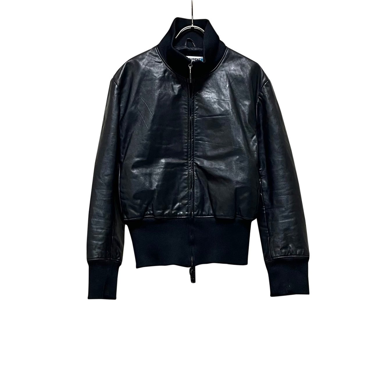 archive SAINT LAURENT by Hedi Slimane short length black leather 