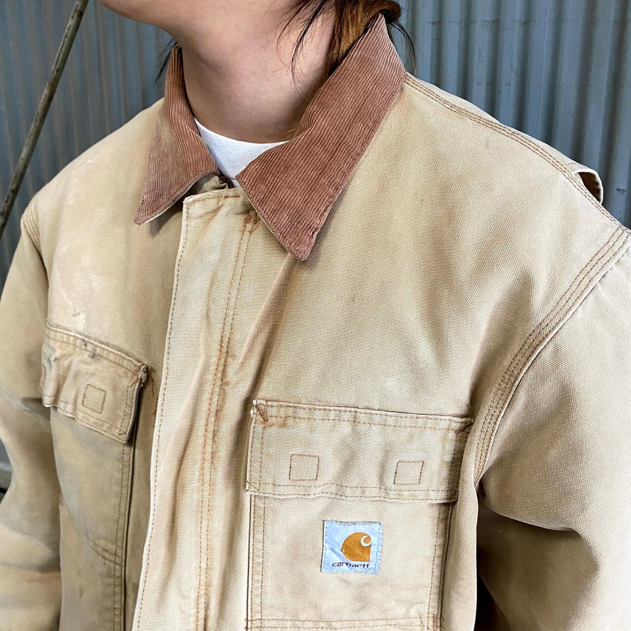 90年代 USA製 カーハート トラディショナルコート ワークジャケット