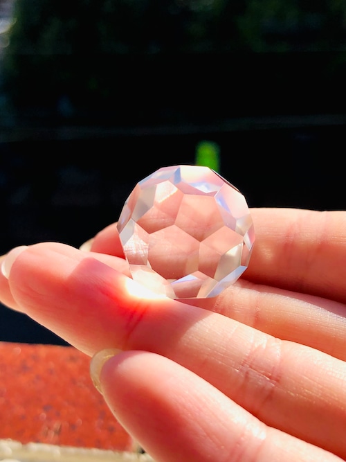 <22mm玉>驚異のスピードで願いを叶えるバッキーボール水晶