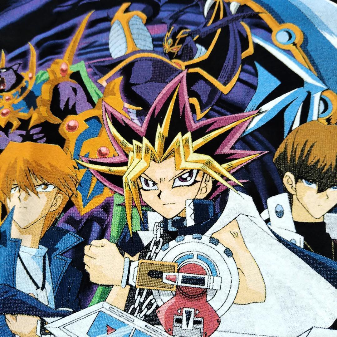 遊戯王 Tシャツ M 実寸はXLくらい 黒 アニメT 遊☆戯☆王 海外公式 