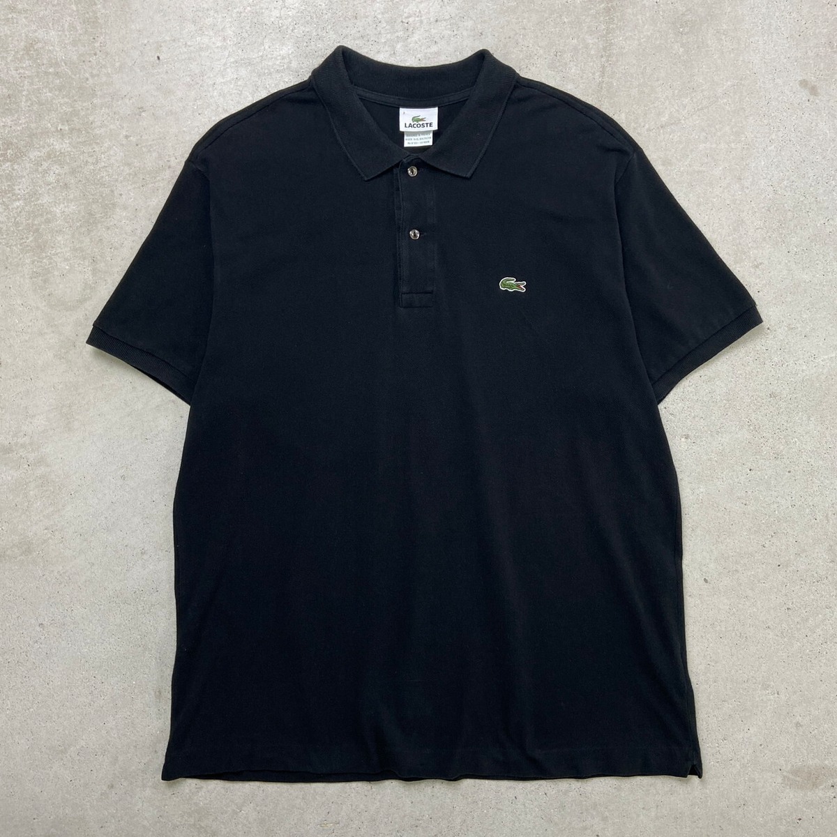 LACOSTE ラコステ ポロシャツ 鹿の子 メンズL相当 古着 ワンポイント 
