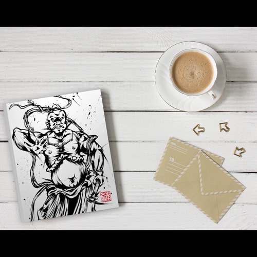 【キャンバス】仁王様（吽）/F3(22×27.3cm)/複製画